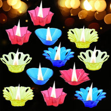 Magical Reflection Diya Set with 6 Attractive Design Cup Set Of 12 Pieces, Diwali